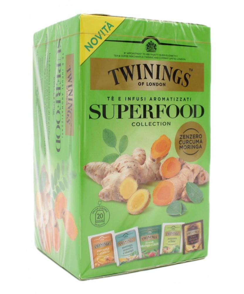 TWININGS TE' E INFUSI AROMATIZZATI SUPERFOOD COLLECTION