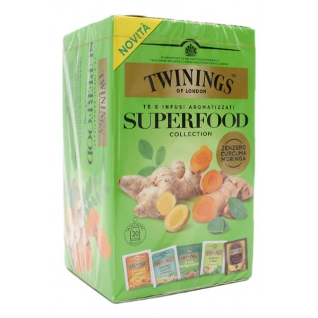 TWININGS TE' E INFUSI AROMATIZZATI SUPERFOOD COLLECTION
