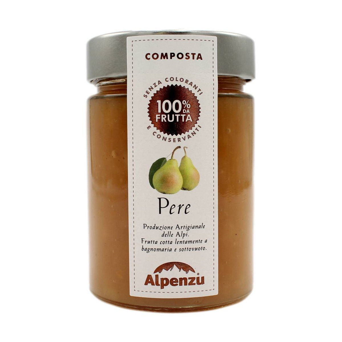 ALPENZU COMPOSTA DI PERE 100% FRUTTA