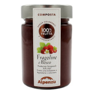 ALPENZU COMPOSTA DI FRAGOLINE DI BOSCO 100% FRUTTA
