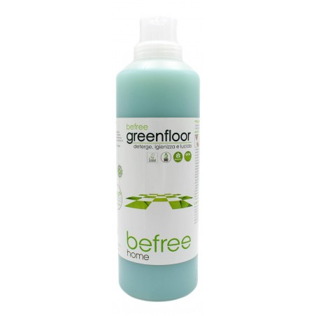 BEFREE GREENFLOOR DETERGENTE LUCIDANTE PER PAVIMENTI BIOLOGICO