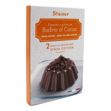 STAINER PREPARATO PER BUDINO AL CACAO SENZA ZUCCHERO