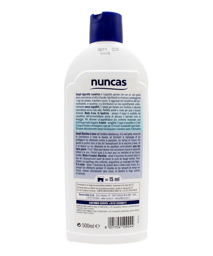 Nuncas Sanpli Appretto lavatrice