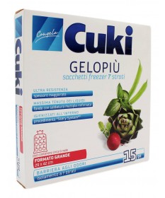 Cuki Gelopiù Sacchetti Freezer formato grande 29x42