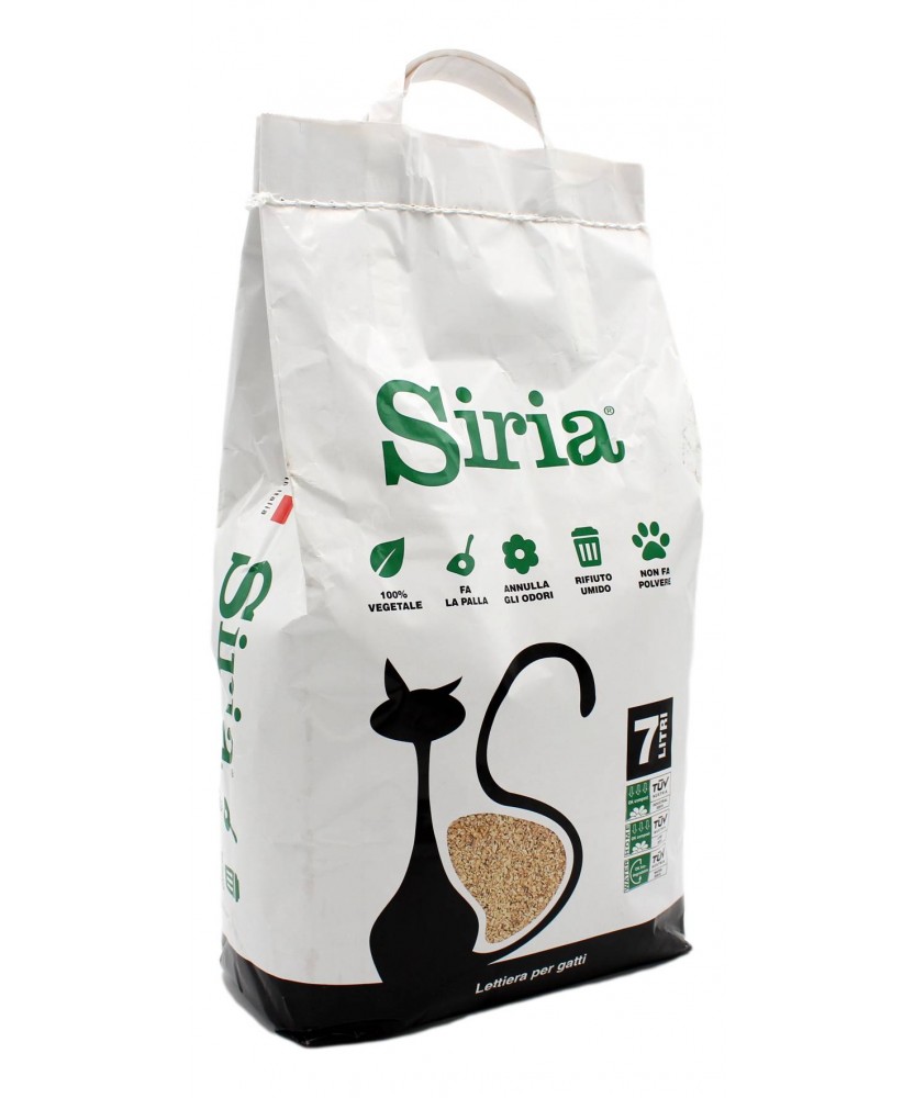 Siria lettiera agglomerante biodegradabile per gatti