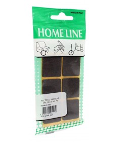 Feltrini marroni quadrati