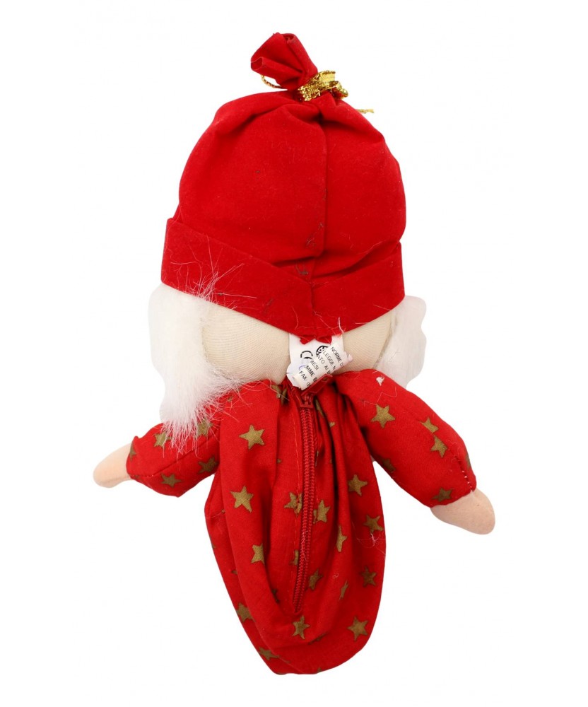 PELUCHE DI BABBO NATALE CON CORPO PORTAOGGETTI