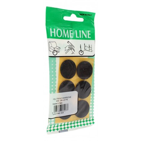 HOME LINE FELTRINI MARRONI Ø 28 MM
