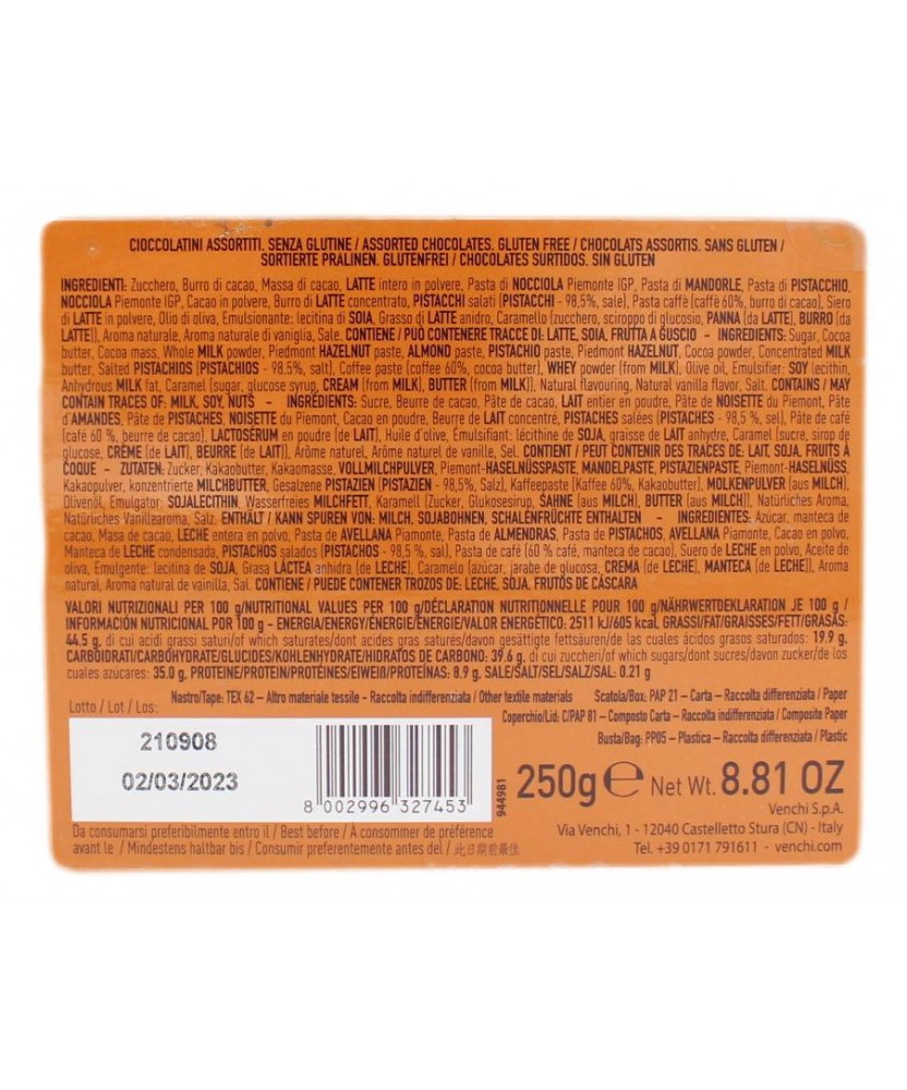 Scatola Venchi Cioccolatini Assortiti