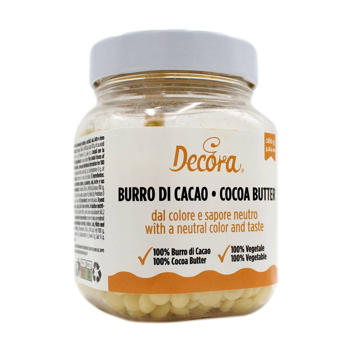 DECORA BURRO DI CACAO IN BOTTONI