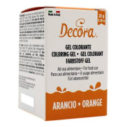 DECORA GEL COLORANTE AD USO ALIMENTARE ARANCIO