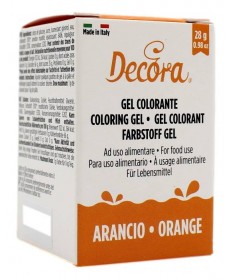 DECORA GEL COLORANTE AD USO ALIMENTARE ARANCIO