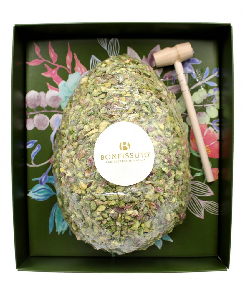 BONFISSUTO L'UOVO DI PASQUA AL PISTACCHIO CON GRANELLA DI PISTACCHIO 500 GR