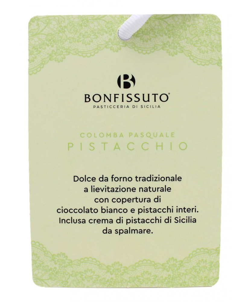 BONFISSUTO COLOMBA CON CREMA DI PISTACCHIO DI SICILIA 1 KG