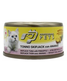 PROFESSIONAL PETS GATTO TONNO SKIPJACK CON ANANAS 70 GR