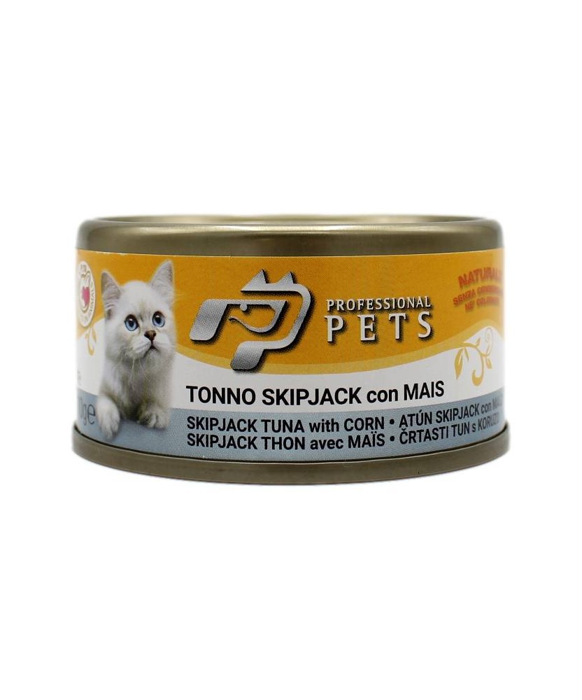 PROFESSIONAL PETS GATTO TONNO SKIPJACK CON MAIS 70 GR