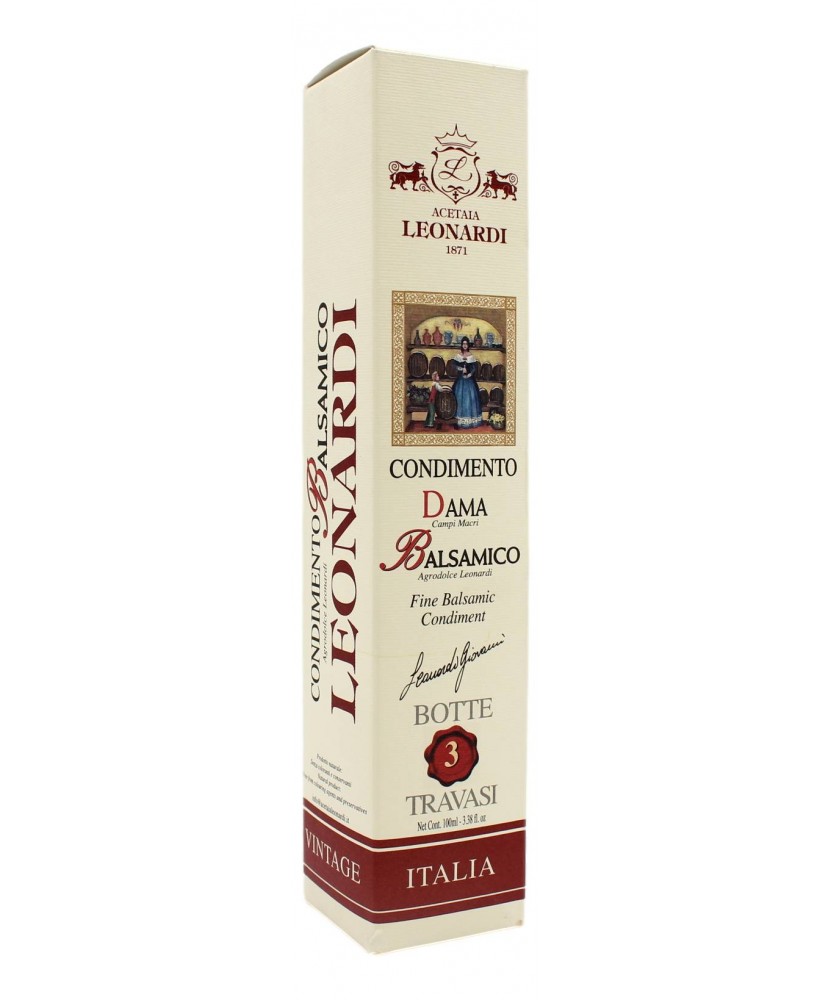 LEONARDI ACETO BALSAMICO BOTTE 3 TRAVASI 100 ML