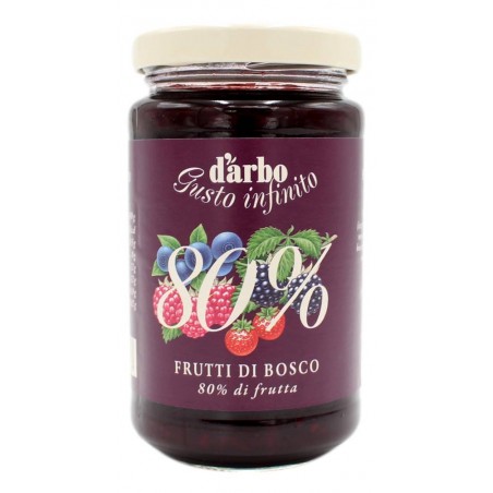D'ARBO 80% DI FRUTTA CREMA DA SPALMARE DI FRUTTI DI BOSCO 250 GR