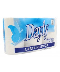 DAYLY CARTA IGIENICA 4 VELI 6 ROTOLI