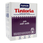 NUNCAS TINTORIA COLORANTE LIQUIDO PER TESSUTI VIOLA 100 GR + 100 ML