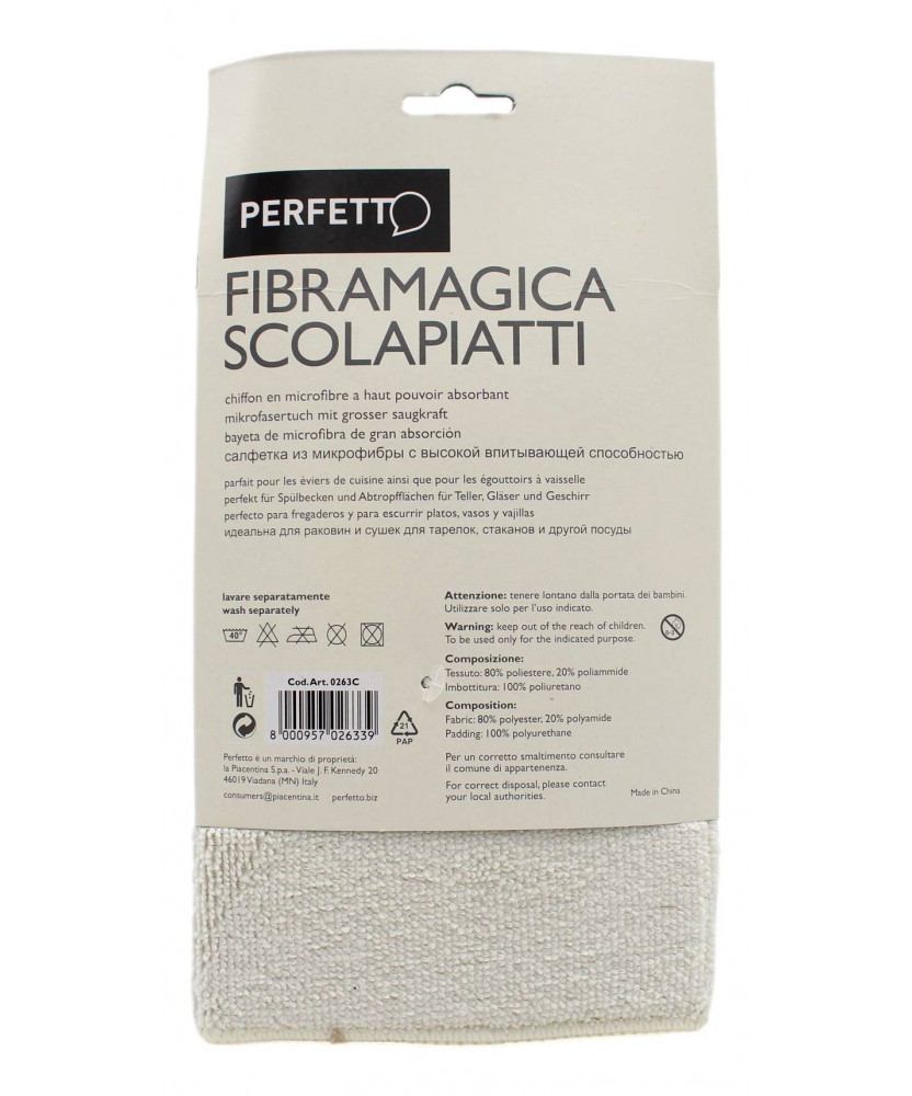 PERFETTO FIBRAMAGICA SCOLAPIATTI 40X50 CM
