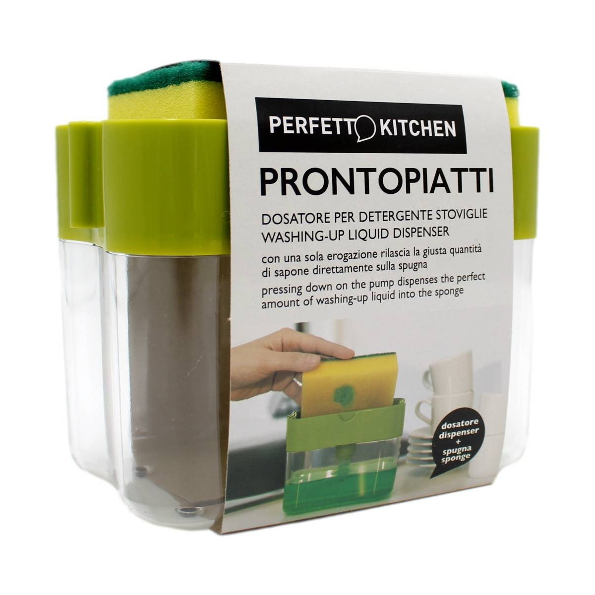 PERFETTO KITCHEN PRONTOPIATTI DOSATORE PER DETERGENTE STOVIGLIE