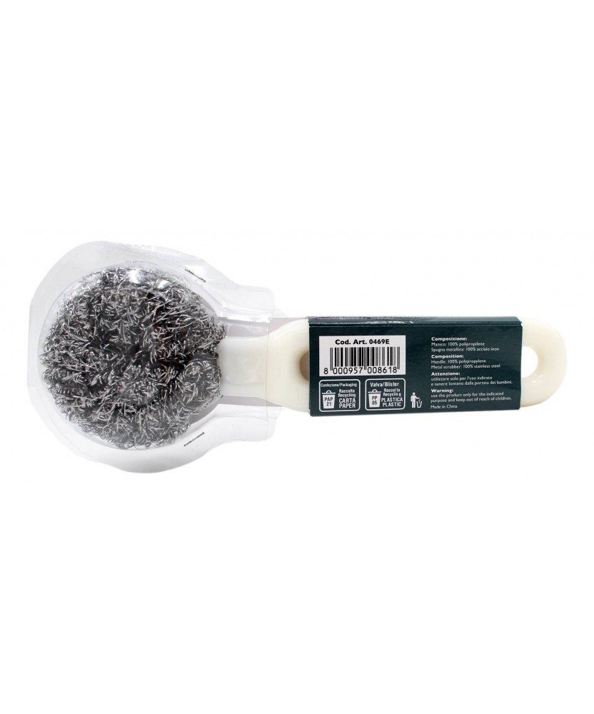 SCOPINO IDEALE PER L'ACCIAIO INOX