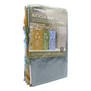 PERFETTO RICICLA BAG CONTENITORI PER RACCOLTA DIFFERENZIATA DI CARTA, PLASTICA E VETRO 3 PZ