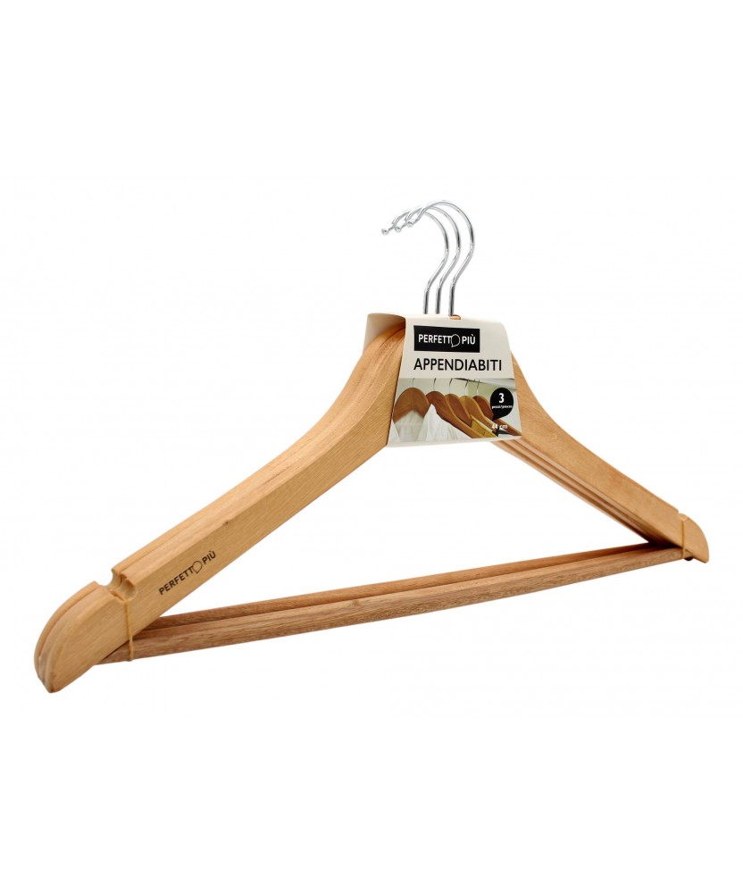 PERFETTO PIU' APPENDIABITI IN LEGNO 44 CM
