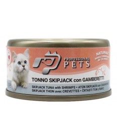 PROFESSIONAL PETS GATTO TONNO CON GAMBERETTI