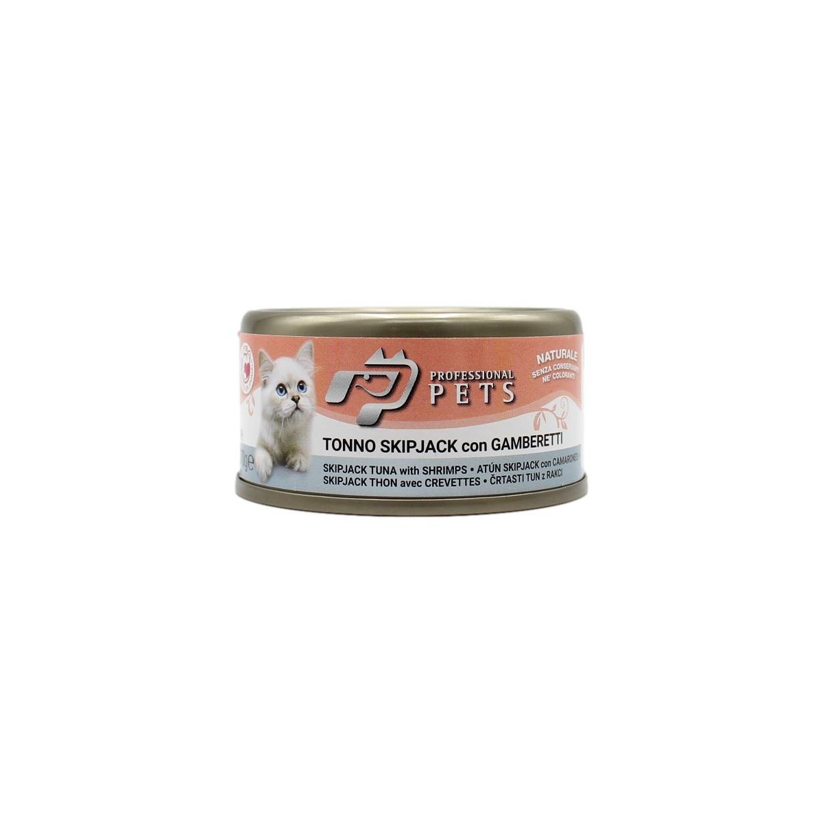 PROFESSIONAL PETS GATTO TONNO CON GAMBERETTI