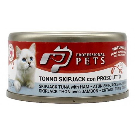 PROFESSIONAL PETS GATTO TONNO CON PROSCIUTTO