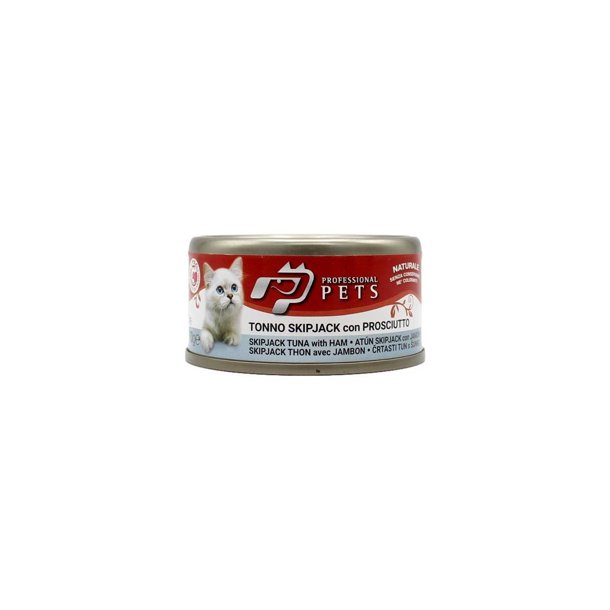 PROFESSIONAL PETS GATTO TONNO CON PROSCIUTTO