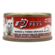 PROFESSIONAL PETS GATTO MANZO E TONNO CON POLLO