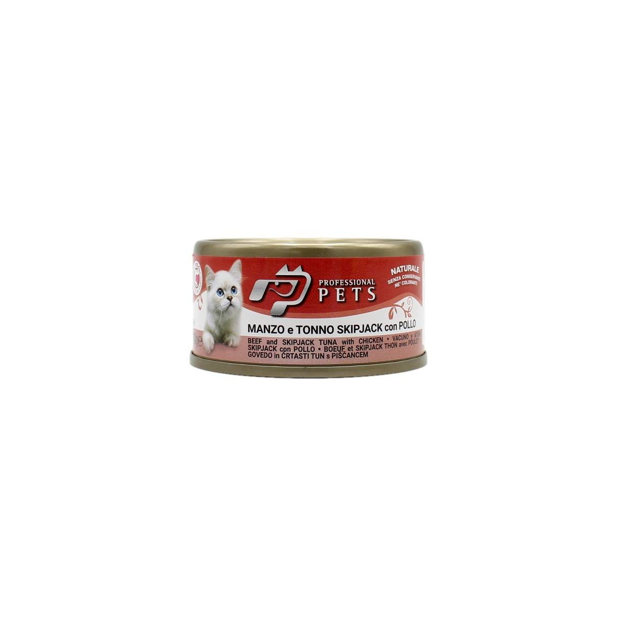 PROFESSIONAL PETS GATTO MANZO E TONNO CON POLLO