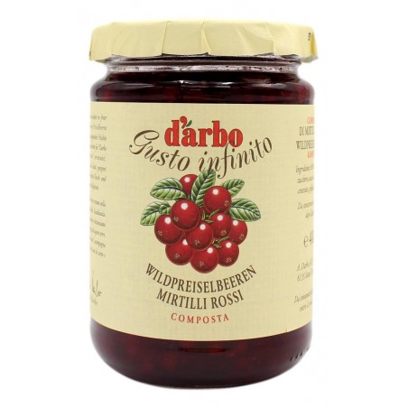 D'ARBO COMPOSTA DI MIRTILLI ROSSI 400 GR