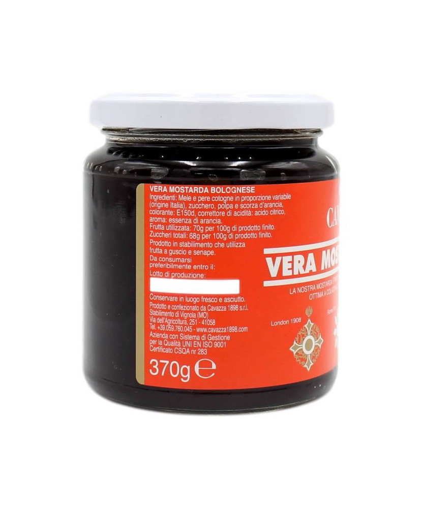 CAVAZZA MOSTARDA BOLOGNESE 370 GR