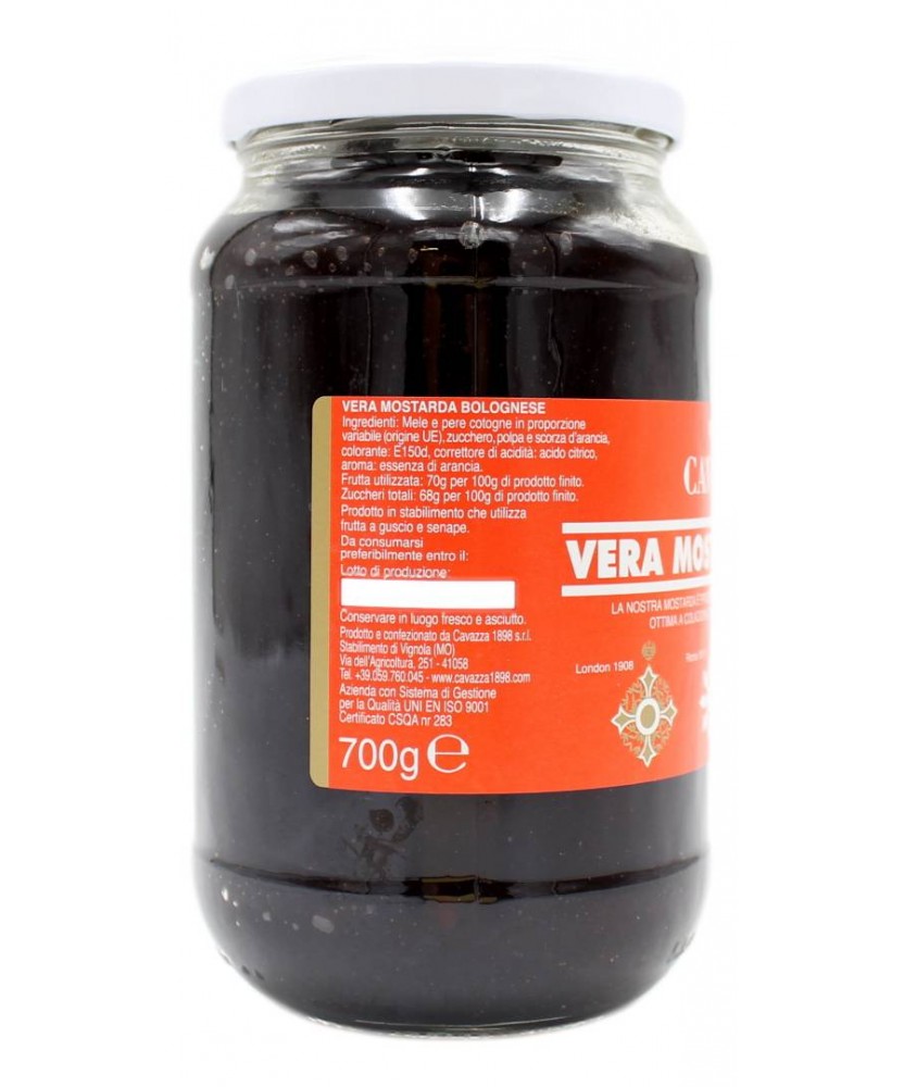 CAVAZZA MOSTARDA BOLOGNESE 700 GR