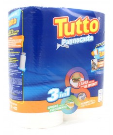 Tutto Panno Carta 3 In 1 2 Pz