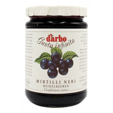 D'ARBO CONFETTURA EXTRA DI MIRTILLI NERI 450 GR