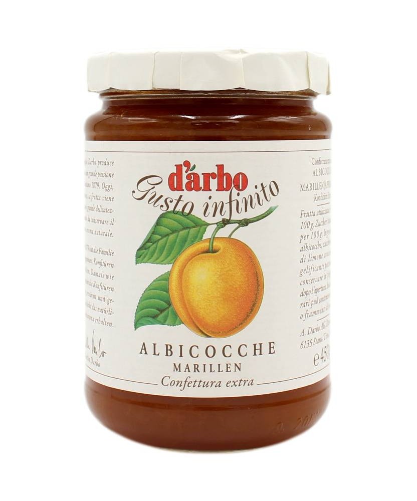 D'ARBO CONFETTURA EXTRA DI ALBICOCCHE 450 GR