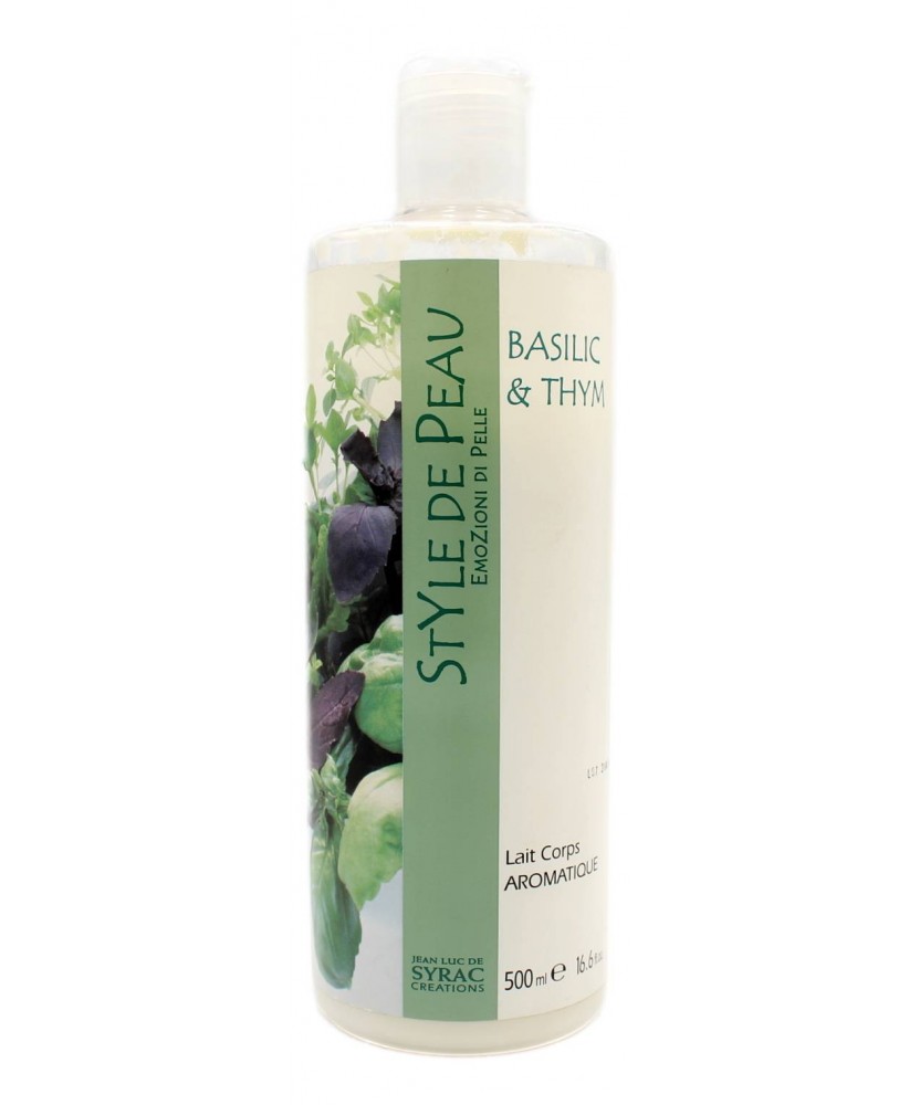 JEAN LUC DE SYRAC LATTE CORPO AROMATICO BASILICO & TIMO 500 ML