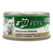 PROFESSIONAL PETS GATTO POLLO CON VERDURE 70 GR