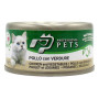 PROFESSIONAL PETS GATTO POLLO CON VERDURE 70 GR
