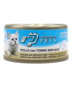 PROFESSIONAL PETS GATTO POLLO E TONNO 70 GR