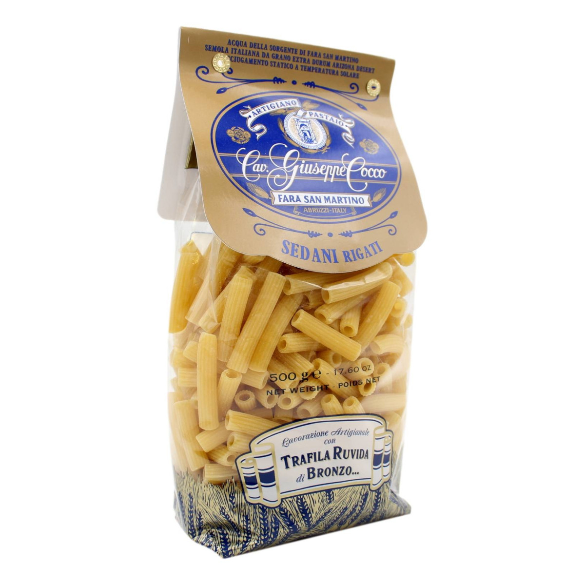 CAV. GIUSEPPE COCCO SEDANI RIGATI 500 GR