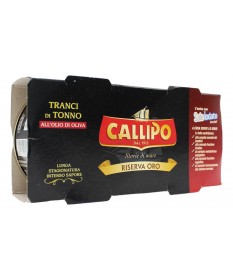 CALLIPO TRANCI DI TONNO ALL'OLIO DI OLIVA 2X160 GR