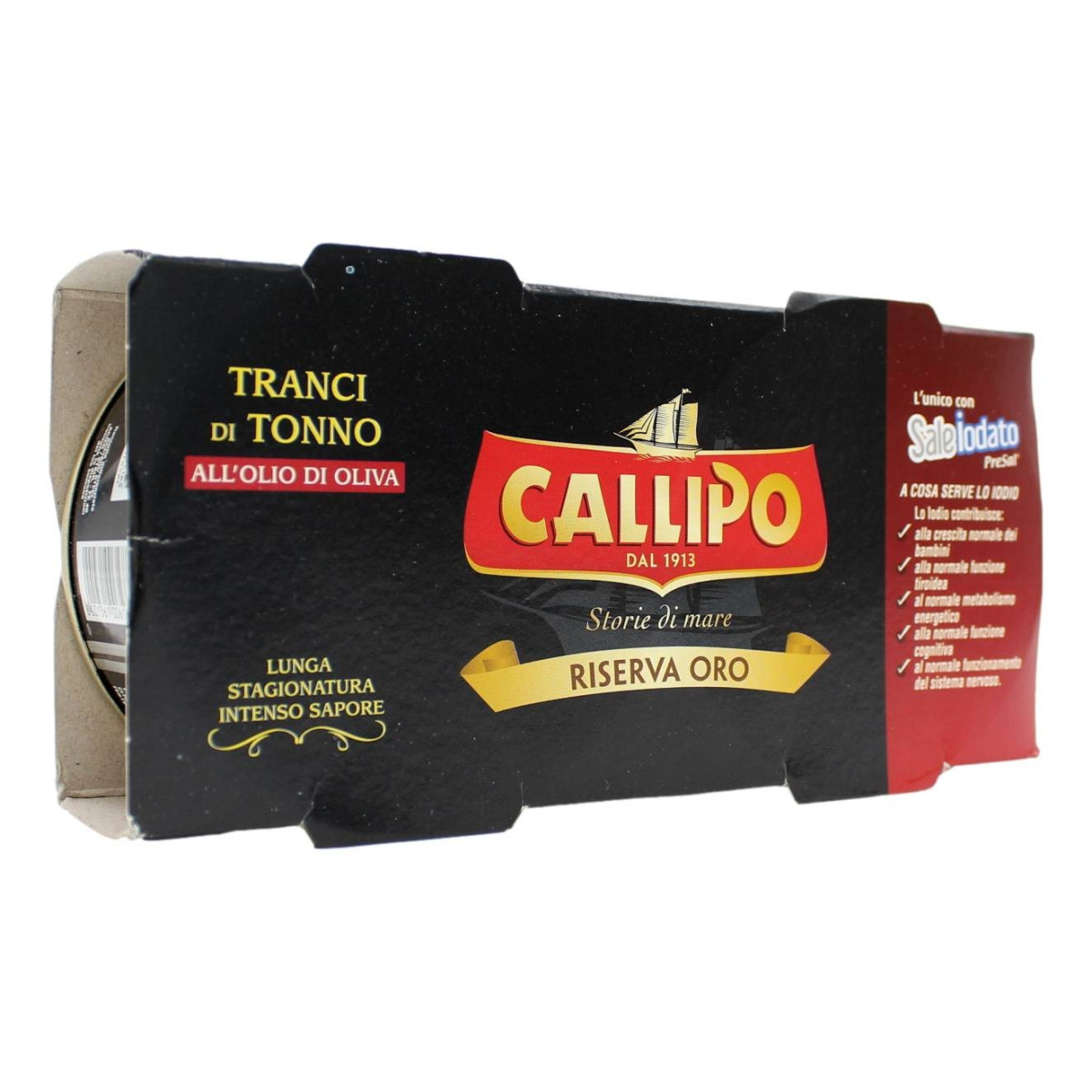 CALLIPO TRANCI DI TONNO ALL'OLIO DI OLIVA 2X160 GR