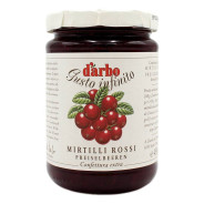 D'ARBO CONFETTURA EXTRA DI MIRTILLI ROSSI 450 GR