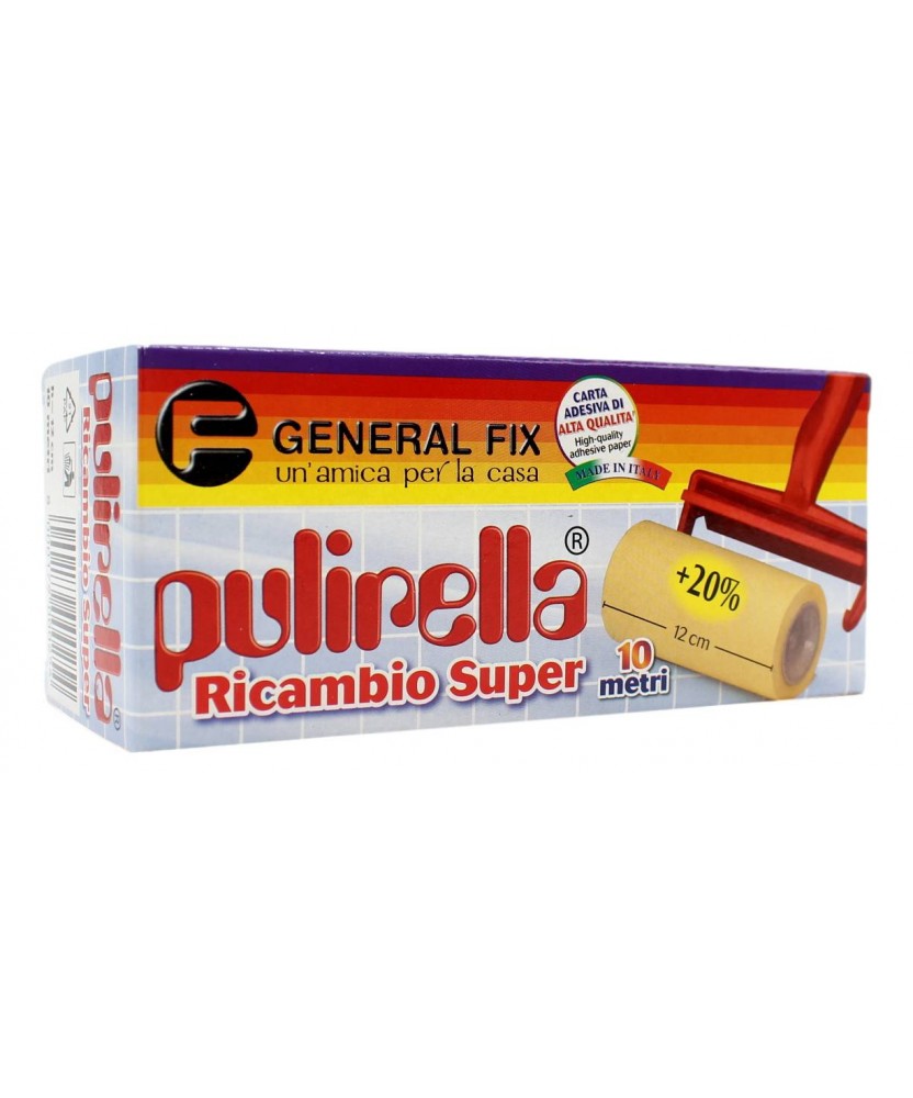 GENERAL FIX PULIRELLA SUPER SPAZZOLA ADESIVA RICAMBIO SUPER